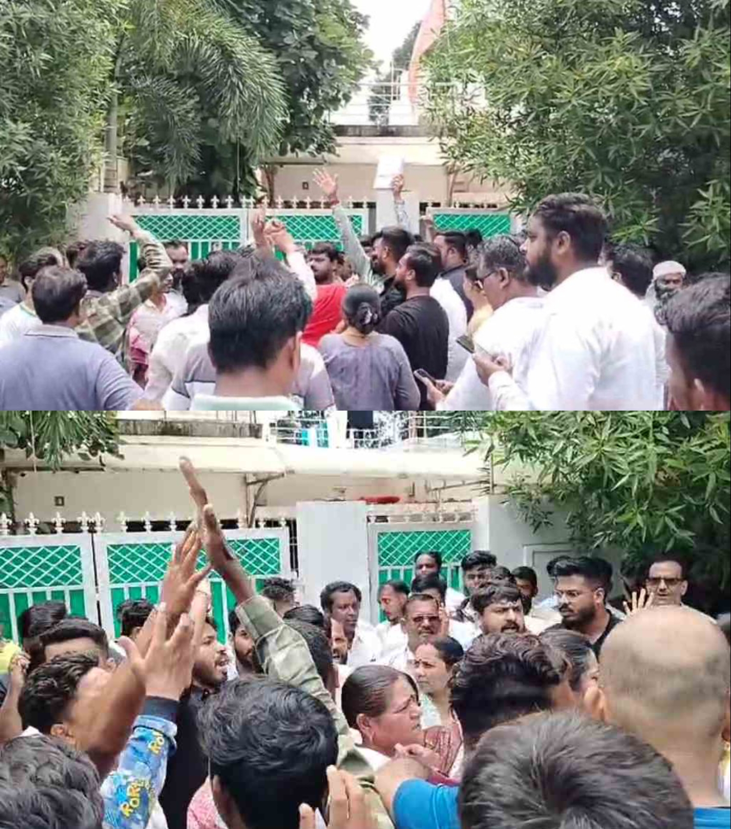 बलौदाबाजार हिंसा : पूछताछ के लिए विधायक देवेंद्र यादव के निवास पहुंची पुलिस, बंगले के बाहर समर्थकों का जमावड़ा