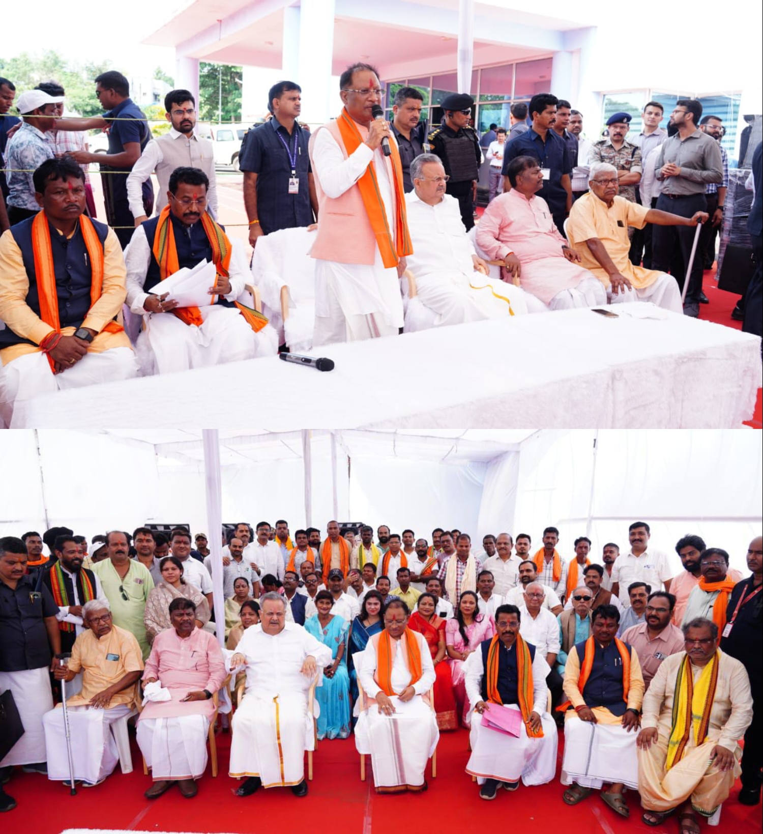 मुख्यमंत्री विष्णु देव साय ने सर्किट हाऊस में जनप्रतिनिधियों और गणमान्य नागरिकों से भेंटकर दी नवरात्र पर्व की बधाई