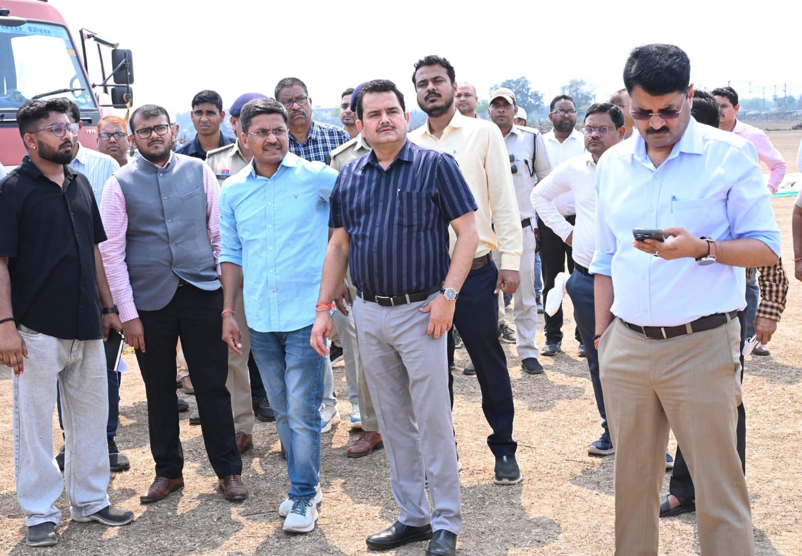 प्रधानमंत्री के दौरे की तैयारियां शुरू, मुख्यमंत्री के सचिव पी.दयानन्द ने सभास्थल का निरीक्षण कर तैयारियों का किया जायजा