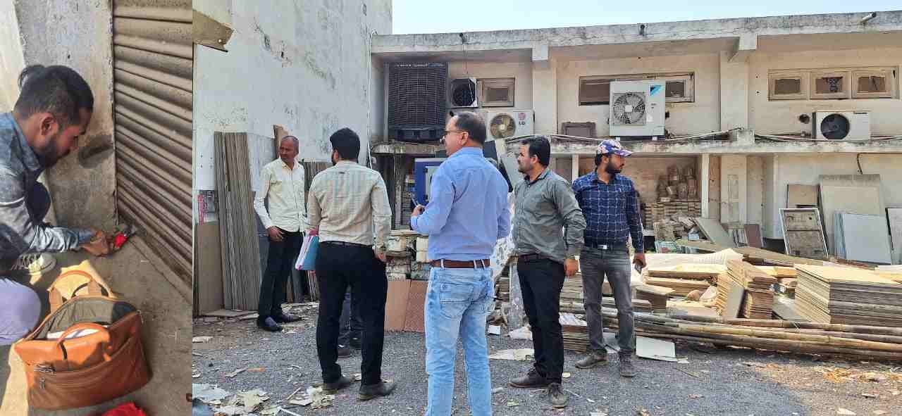 बड़े बकायादारों पर नगर निगम की कार्रवाई, 5 गोडाउन और फैक्ट्री सील