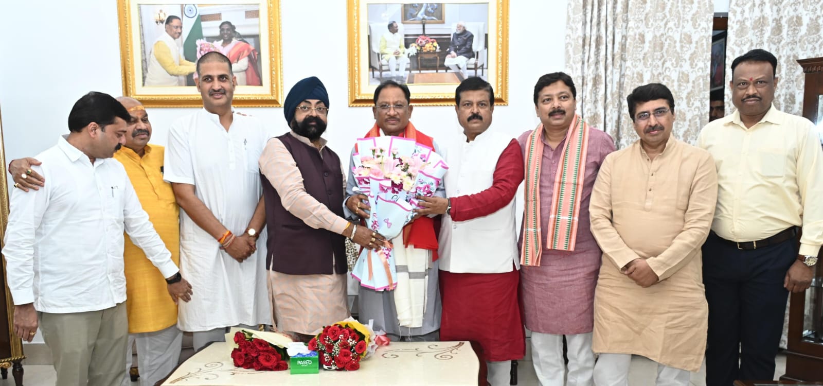 मुख्यमंत्री श्री साय से निगम तथा मंडल के नव नियुक्त अध्यक्षों ने की सौजन्य मुलाकात