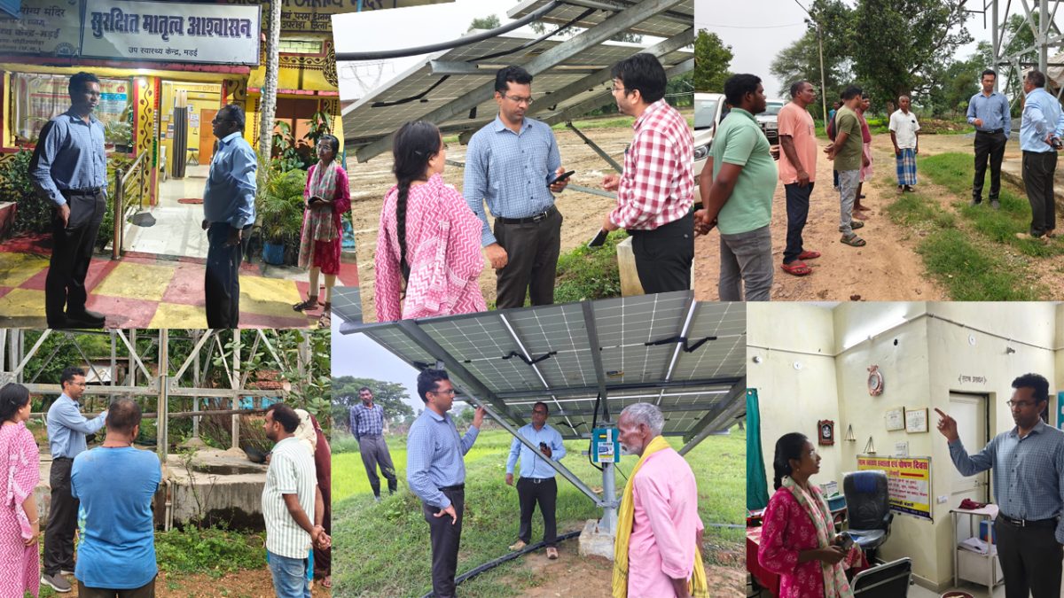 क्रेडा सीईओ का औचक निरीक्षण: सौर ऊर्जा परियोजनाओं की गुणवत्ता सुनिश्चित करने के अफसरों को दिये निर्देश