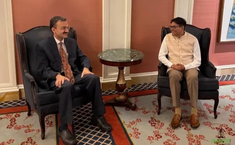 वित्त मंत्री ओपी चौधरी ने वाशिंगटन डी.सी. में मिनिस्टर आशुतोष जिंदल से की मुलाकात 