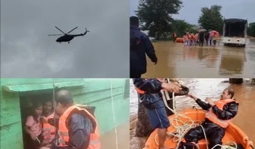 बारिश और बाढ़ से जनजीवन अस्त-व्यस्त, सरकार ने दिए राहत कार्य तेज करने के निर्देश