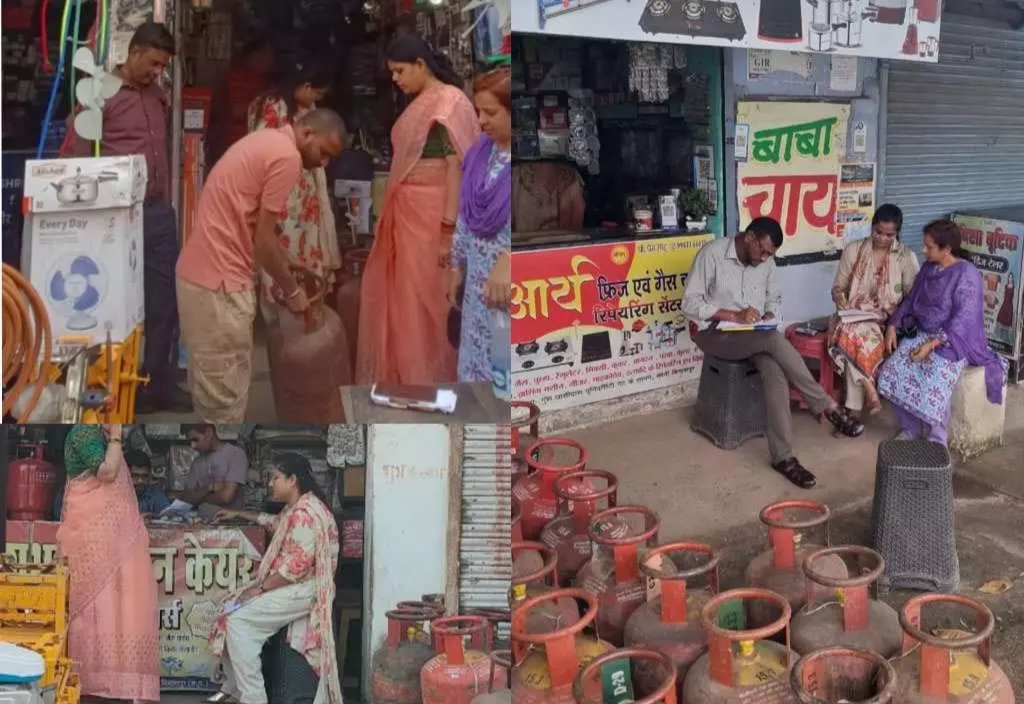 खाद्य विभाग की बड़ी कार्रवाई, 41 गैस सिलेंडर जब्त 