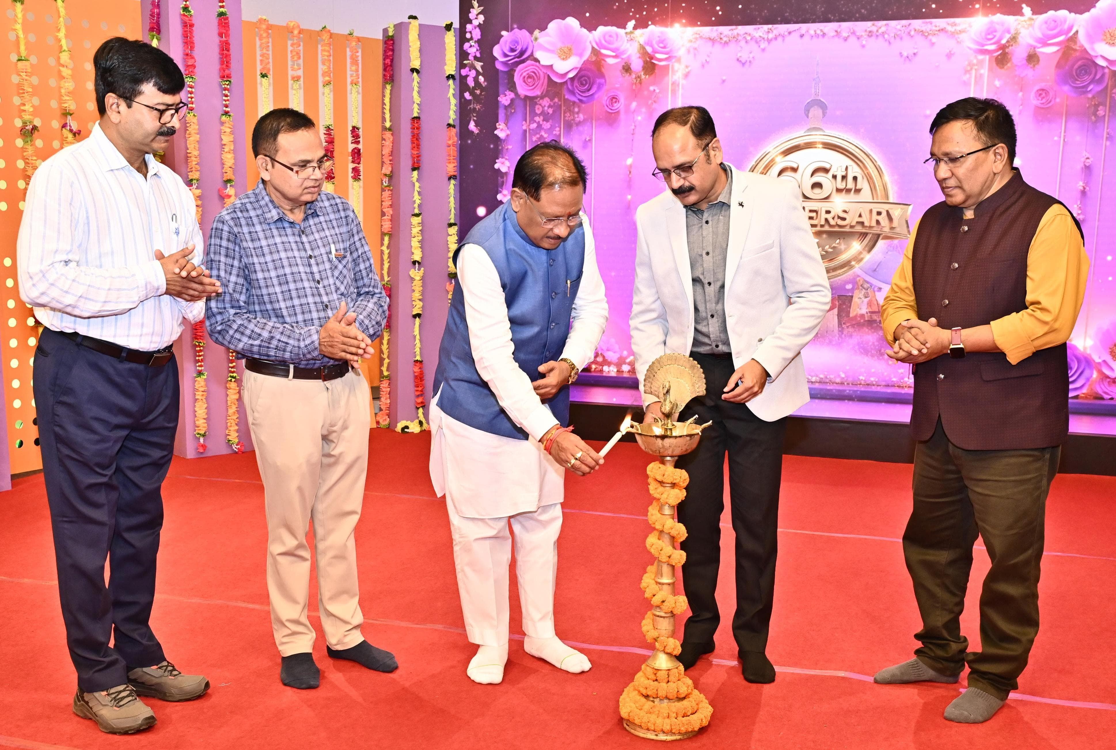 मुख्यमंत्री दूरदर्शन के 66वें स्थापना दिवस समारोह में हुए शामिल