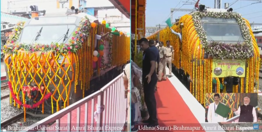 प्रधानमंत्री ने ओडिशा-गुजरात के बीच अमृत भारत एक्सप्रेस को हरी झंडी दिखाई