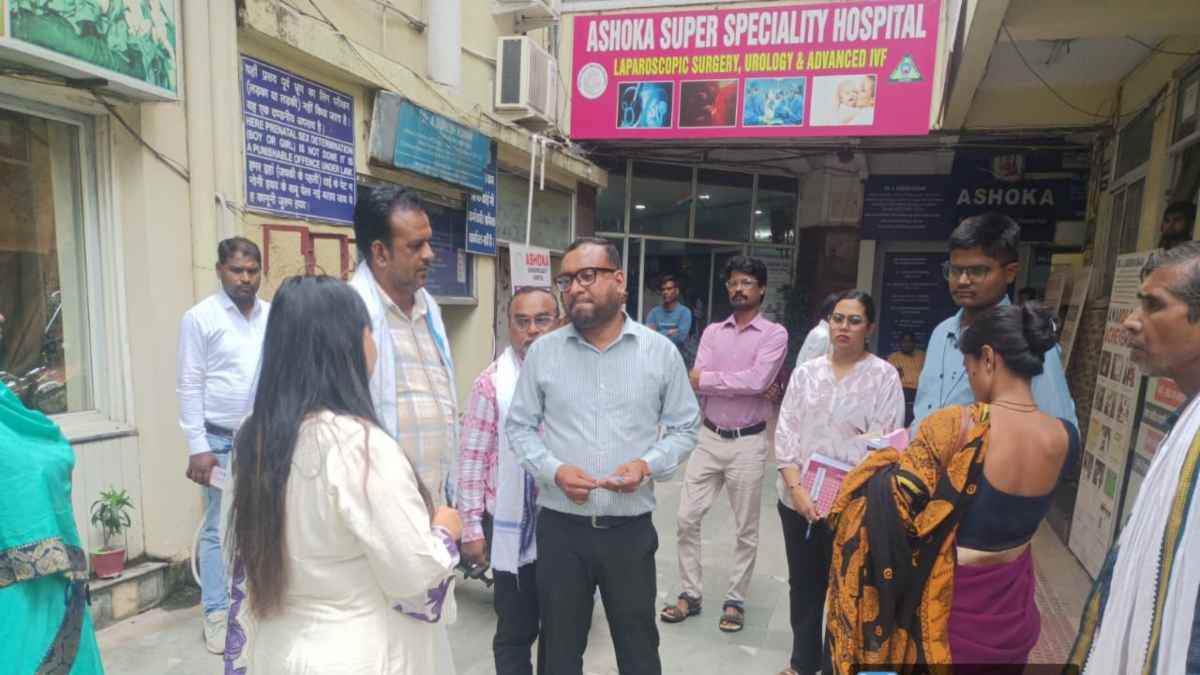 अशोका हॉस्पिटल पर निगम ने लगाया 50 हज़ार का जुर्माना