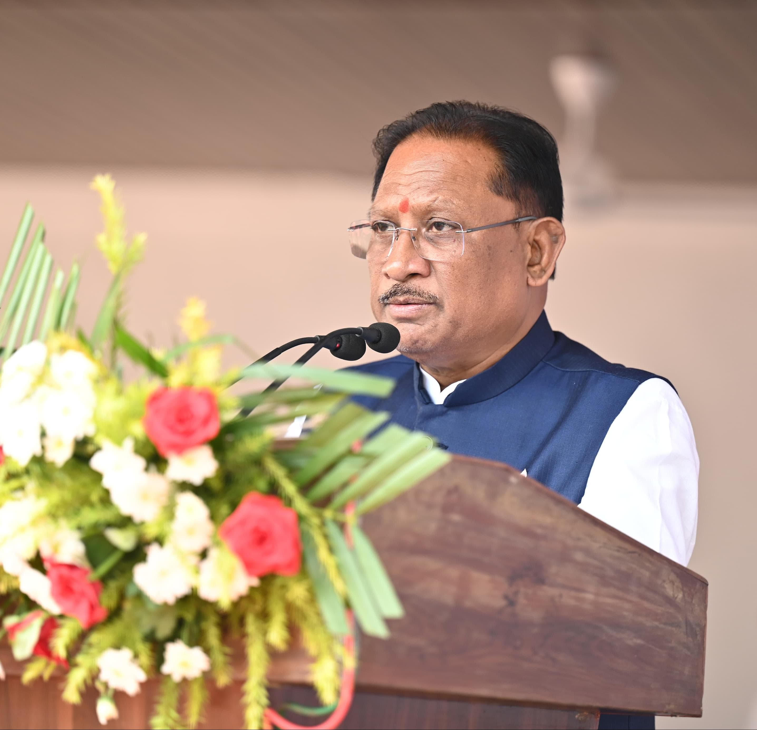 पुलिस जवानों की निष्ठा और अनुशासन से ही राज्य में शांति, सुरक्षा और विश्वास का वातावरण संभव - मुख्यमंत्री विष्णु देव साय