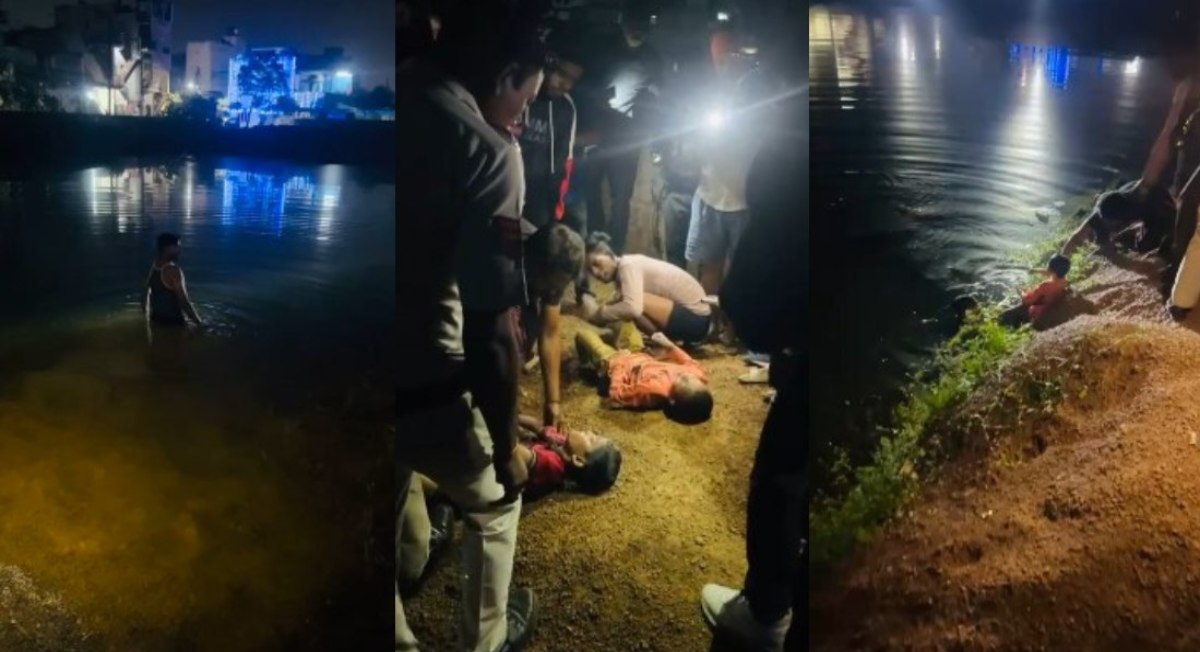 कंस्ट्रक्शन के लिए खोदे गए गड्ढे में डूबने से दो बच्चों की मौत, आक्रोशित लोगों ने किया चक्काजाम