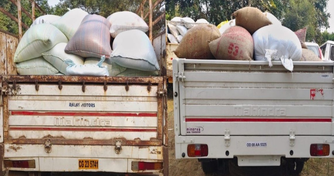 अन्य राज्यों से आने वाले अवैध धान पर पुलिस की कड़ी कार्रवाई, 17 दिनों में 470 क्विंटल धान जब्त