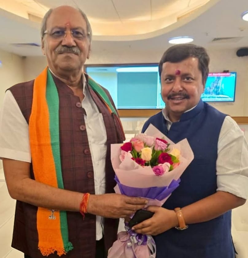 नितिन नबीन के राष्ट्रीय कार्यकारी अध्यक्ष बनने पर सांसद बृजमोहन अग्रवाल ने दी बधाई