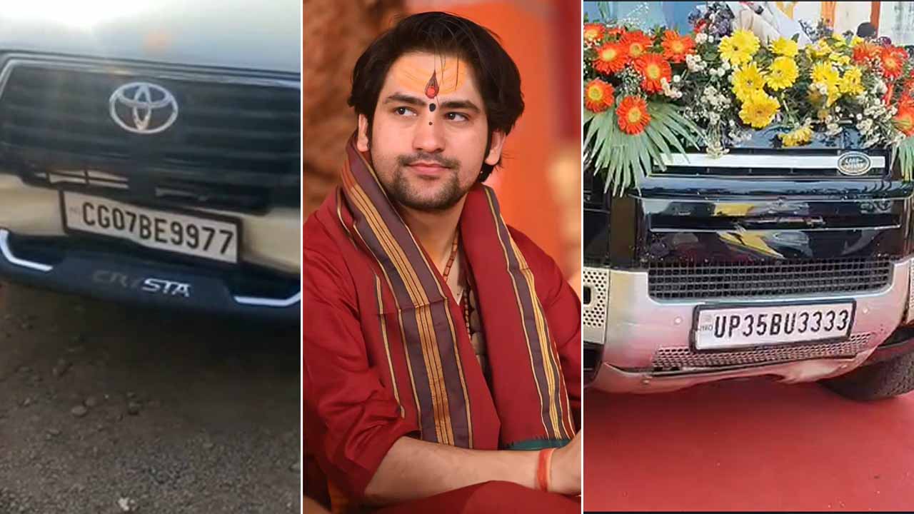 पंडित धीरेंद्र कृष्ण शास्त्री के काफिले की गाड़ियां आपस में टकराईं