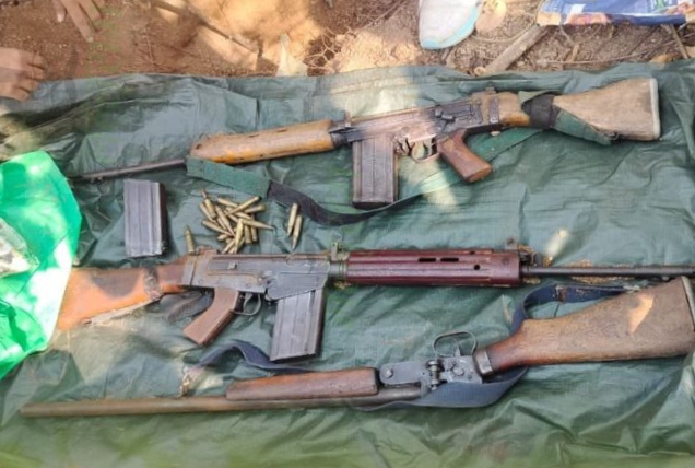 सुरक्षाबलों को नक्सल मोर्चे पर मिली बड़ी सफलता: पहाड़ी में छिपाकर रखा गया हथियारों का डंप किया बरामद, बड़ी साजिश नाकाम