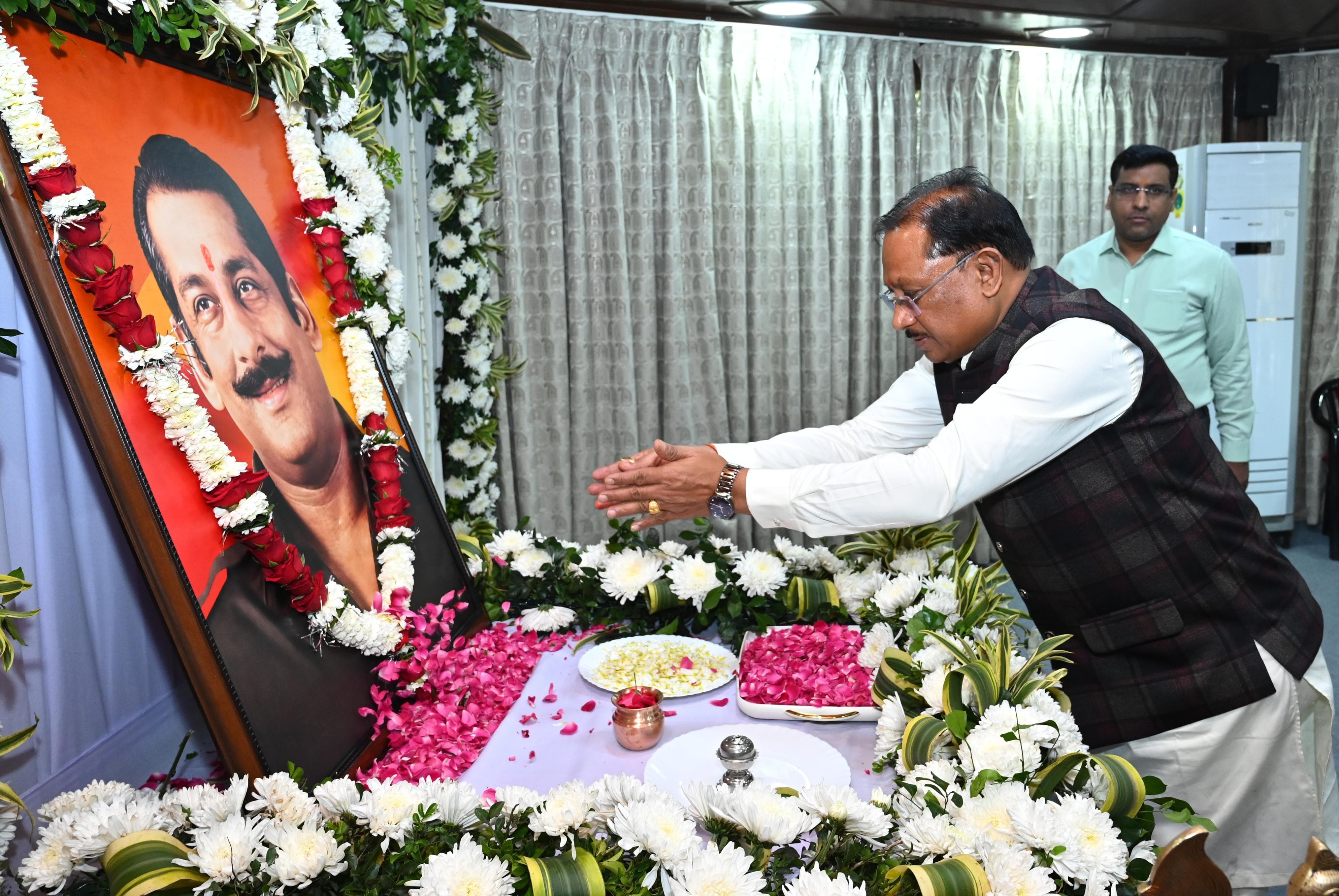 जनजातीय समाज के उत्थान के लिए समर्पित रहा स्व. दिलीप सिंह जूदेव का जीवन : मुख्यमंत्री विष्णुदेव साय