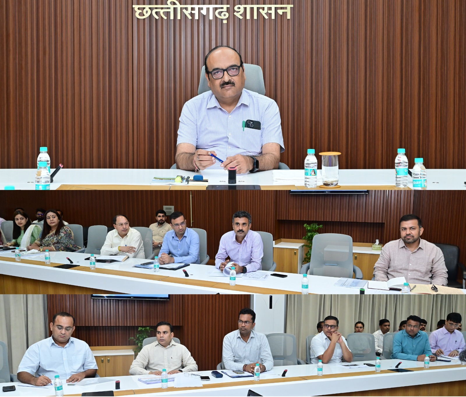 मुख्य सचिव ने अधिकारियों की ली बैठक, शासन के मिशन मोड में किए जाने वाले कार्यों की हुई समीक्षा