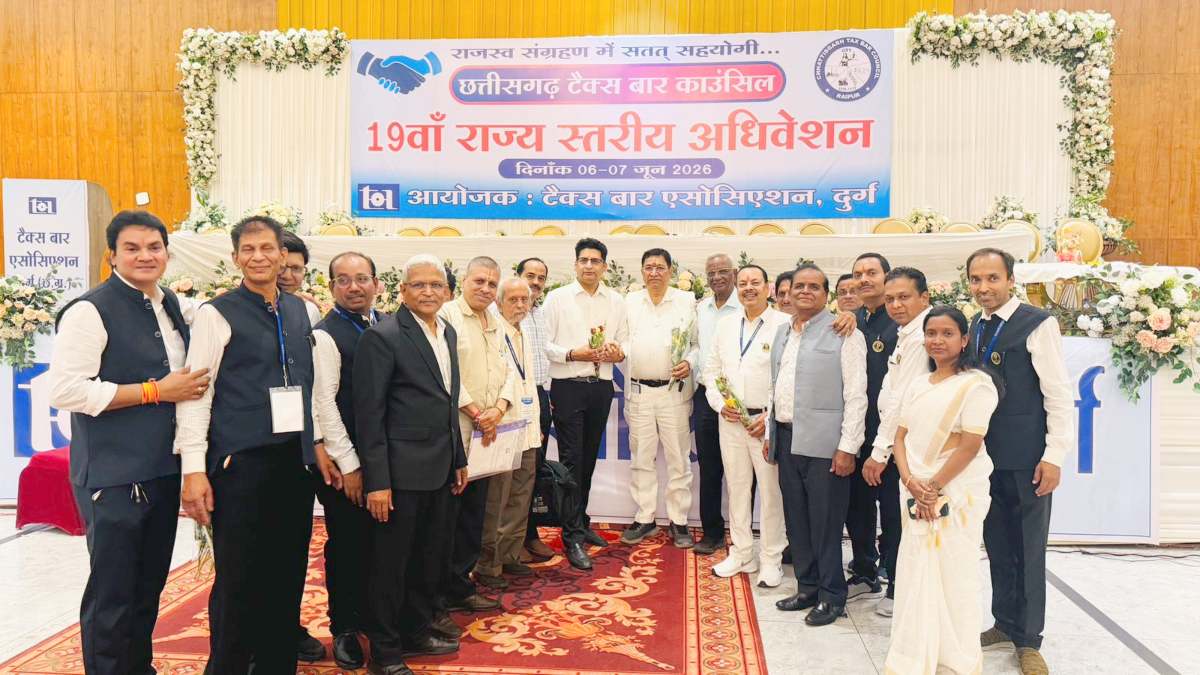 छत्तीसगढ़ टैक्स बार कौंसिल का चुनाव : विवेक सारस्वत चुने गए प्रदेश अध्यक्ष, गोपाल कृष्ण तावनिया महासचिव निर्वाचित