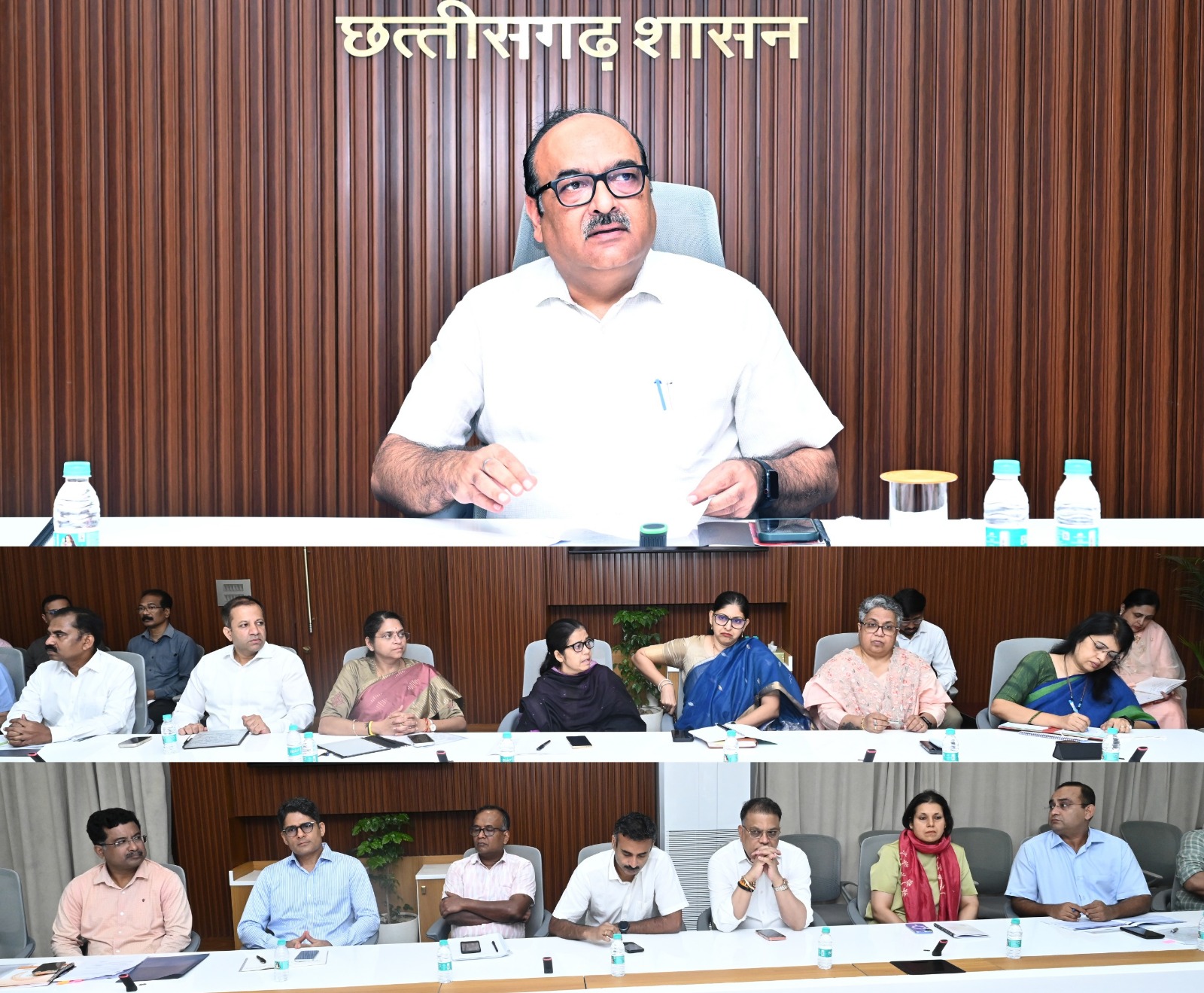 मुख्य सचिव ने विभागीय सचिवों की उच्च स्तरीय बैठक लेकर की योजनाओं की प्रगति की समीक्षा
