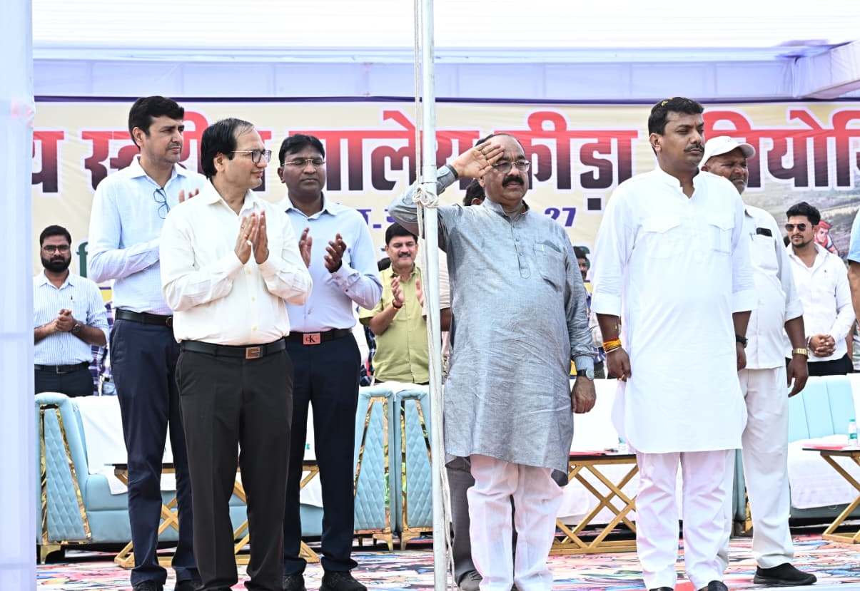 उपमुख्यमंत्री अरुण साव ने राज्य स्तरीय शालेय क्रीड़ा प्रतियोगिता का किया शुभारंभ