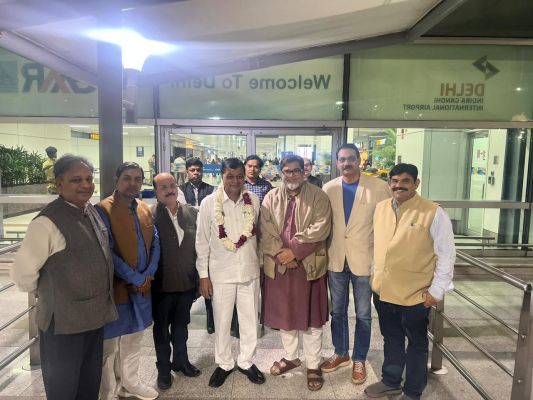 नई दिल्ली में आयोजित वार्षिक ग्लोबल समिट में शामिल हुए मंत्री लखन लाल देवांगन