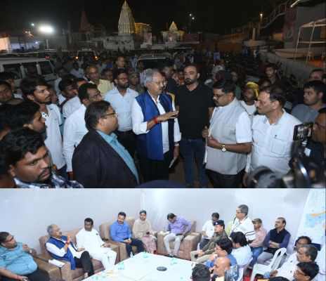 धर्मस्व मंत्री बृजमोहन अग्रवाल ने मेला स्थल का किया निरीक्षण