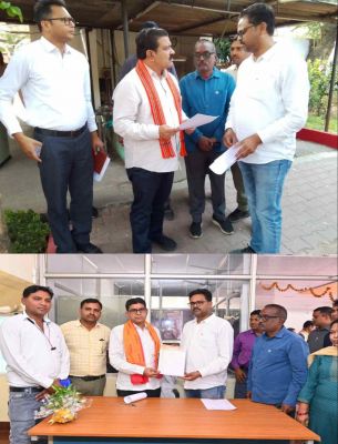 पटवारी संघ ने डिप्टी सीएम और मंत्रियों को सौंपा ज्ञापन, कहा &ndash; राजस्व निरीक्षक विभागीय परीक्षा 2023-24 पर संदेह, उच्च स्तरीय जांच कराएं&hellip;