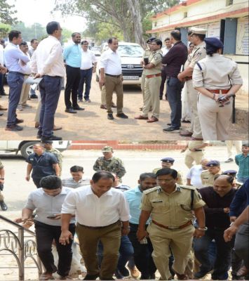 लोकसभा चुनाव की तैयारियों में लगा प्रशासन, कलेक्टर और एसपी ने स्ट्रॉन्ग रूम का किया निरीक्षण