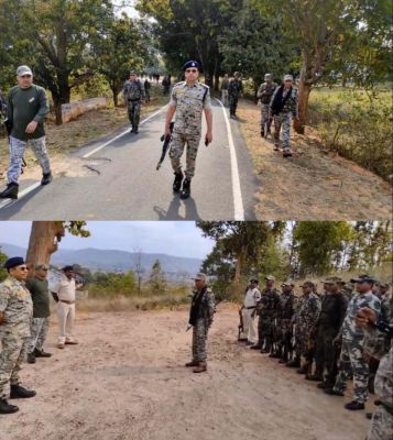 नक्सलियों की सुगबुगाहट के बाद पुलिस अलर्ट, जशपुर बटालियन और झारखंड पुलिस की संयुक्त टीम ने चलाया सर्च ऑपरेशन