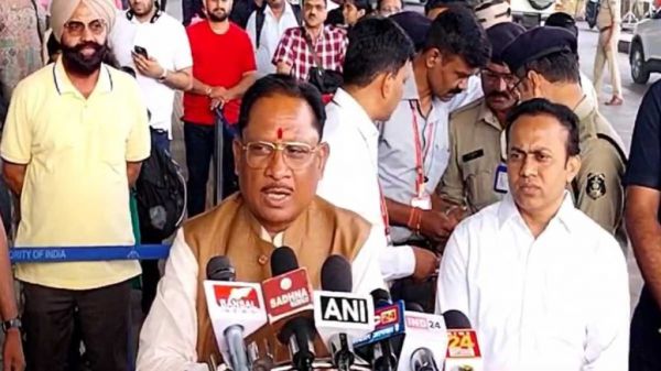 भाजपा घोषणा पत्र समिति की पहली बैठक, CM विष्णुदेव साय बोले- पूरे देश के हित में बनेगा मेनिफेस्टो