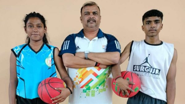 छत्तीसगढ़ से दो खिलाड़ी राष्ट्रीय यूथ बास्केटबाॅल चैम्पियनशिप खेलने जाएंगे तमिलनाडु