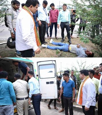 उप मुख्यमंत्री विजय शर्मा ने दिखाई मानवता, सड़क हादसे में घायल लोगों को भिजवाया अस्पताल&hellip;
