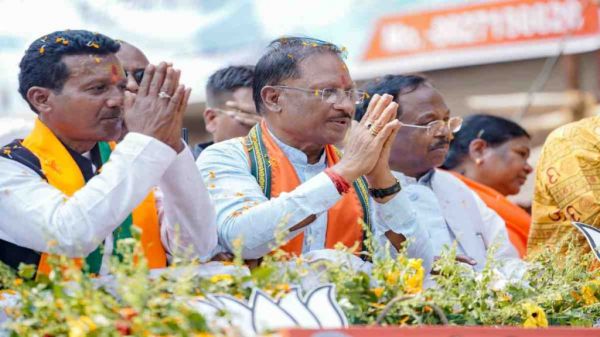 रायगढ़ में मुख्यमंत्री विष्णुदेव साय ने भरी हुंकार, कहा &ndash; फिर इस बार मोदी सरकार, हार निश्चित देखकर बौखला गए हैं कांग्रेसी