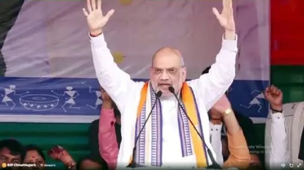 बेमेतरा में बोले अमित शाह- दो साल में नक्सलवाद को खत्म कर देंगे