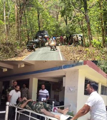 चुनाव ड्यूटी के दौरान हादसा : पेड़ से टकराई BSF जवानों से भरी बस, 17 घायल, 4 की हालत गंभीर