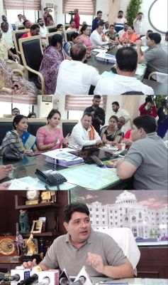 BJP पार्षद दल ने महापौर ढेबर से की मुलाकात: नेता प्रतिपक्ष मीनल का आरोप, कहा- अमृत मिशन के तहत पानी की आपूर्ति करने में विफल रहा निगम, अब कल होगी महत्वपूर्ण बैठक