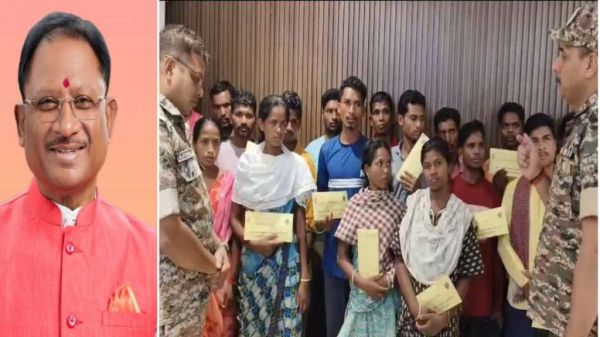 छत्तीसगढ़ में बैकफुट पर नक्सली : 30 नक्सलियों ने किया सरेंडर, इनमें कई इनामी, सीएम साय बोले &ndash; 