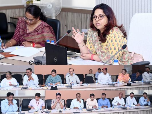 सचिव आबिदी ने पुलिस, रेलवे, बीएसएनएल के अधिकारियों की संयुक्त बैठक ली