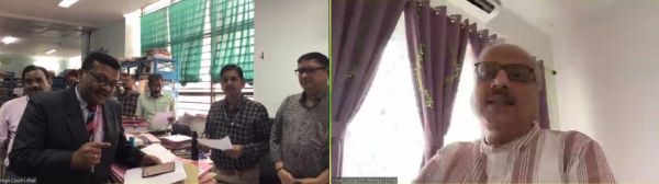 मुख्य न्यायाधीश श्री सिन्हा ने लंबित प्रकरणों के चिन्हांकित कार्य का किया निरीक्षण, न्यायिक एवं रजिस्ट्री अधिकारियों व कर्मचारियों को दिए मार्गदर्शन