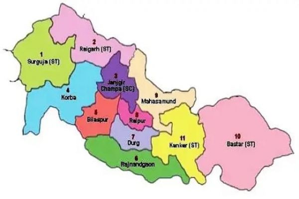 छत्तीसगढ़ की सभी 11 सीटों का डिटेल रिजल्ट