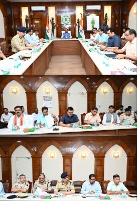 गृह विभाग की समीक्षा में मुख्यमंत्री विष्णुदेव साय ने दिखाए सख्त तेवर