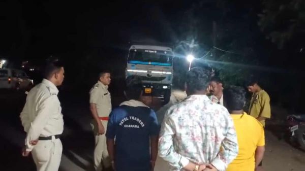 अवैध रेत खनन पर कार्रवाई नहीं होने से आक्रोश, रातभर नाके पर डटे रहे ग्रामीण