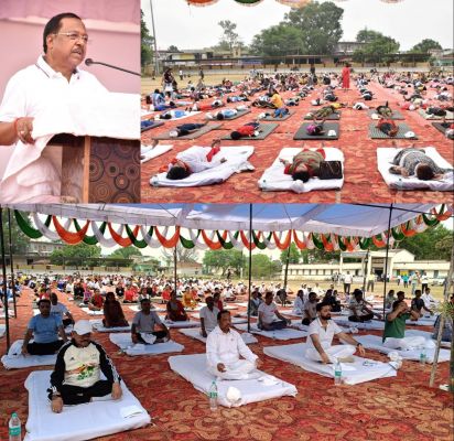 अंतर्राष्ट्रीय योग दिवस 2024 - कृषि मंत्री श्री नेताम ने कोरिया में किया योगाभ्यास, योग को दैनिक दिनचर्या में शामिल करने किया अपील