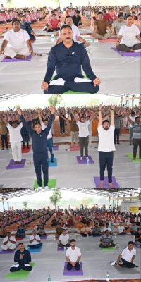 शारीरिक, मानसिक स्वास्थ्य एवं तनाव रहित जीवन का माध्यम है योग- श्याम बिहारी जायसवाल