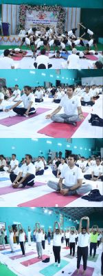 स्वस्थ तन मन के लिए योगाभ्यास की हमारी प्राचीन विरासत को आज पूरी दुनिया अपना रही - राज्यसभा सांसद देवेन्द्र प्रताप सिंह