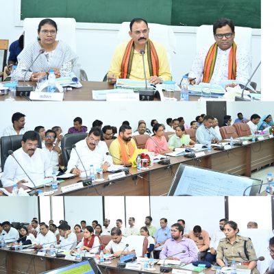 गौरेला पेंड्रा मरवाही जिले के प्रभारी एवं स्वास्थ्य मंत्री श्याम बिहारी जायसवाल ने विभागीय गतिविधियों की समीक्षा की