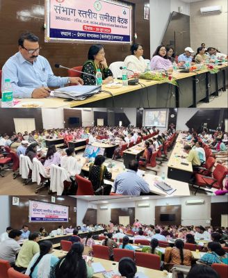 सचिव महिला एवं बाल विकास विभाग श्रीमती आबिदी ने विभागीय कार्यों की विस्तृत समीक्षा की