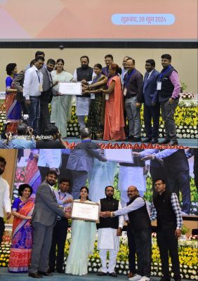 आयुष्मान भारत, गुणवत्त स्वास्थ्य कार्यक्रम में किया गया राष्ट्रीय स्वास्थ्य मिशन छत्तीसगढ़ की टीम का सम्मान