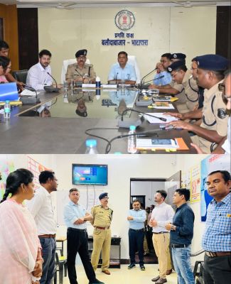 देर शाम अचानक बलौदाबाजार पहुंचे मुख्य सचिव व पुलिस महानिदेशक, कलेक्ट्रेट बिल्डिंग का लिया जायजा, अधिकारियों की बैठक लेकर बढ़ाया मनोबल