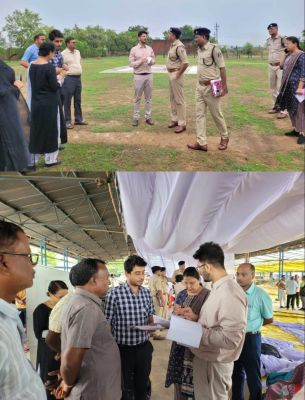 बलौदाबाजार-भाटापारा जिला के दौरे पर रहेंगे सीएम साय, आदिवासी गोड़ समाज के कार्यक्रम में होंगे शामिल, कलेक्टर-एसपी ने किया समारोह स्थल का निरीक्षण