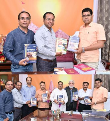 राजस्व मंत्री टंक राम वर्मा ने &lsquo;तहसीलदार&lsquo; और &lsquo;छत्तीसगढ़ राजस्व पुस्तक परिपत्र (आर.बी.सी.)&lsquo; पुस्तकों का किया विमोचन